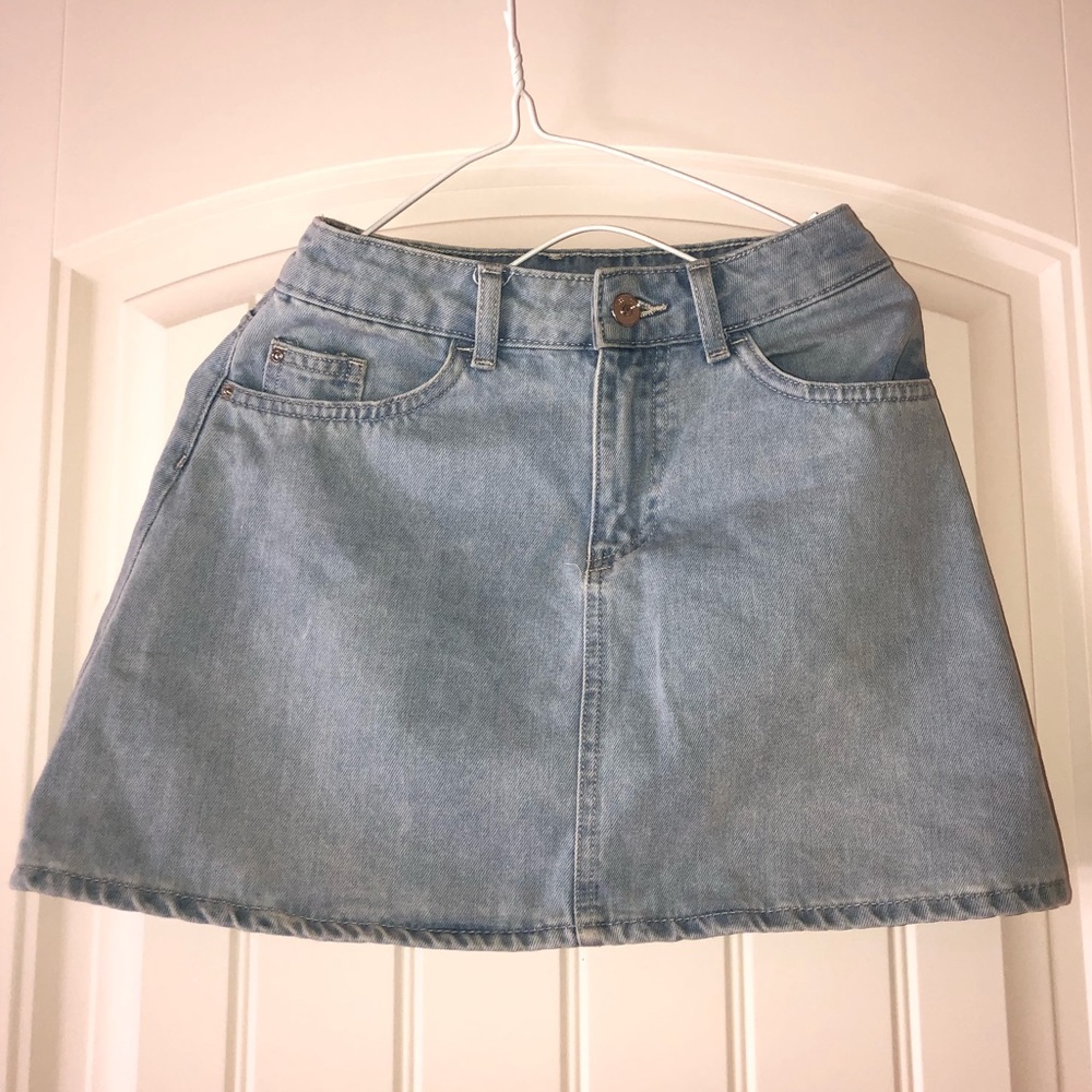 H&M Light Denim Skirt